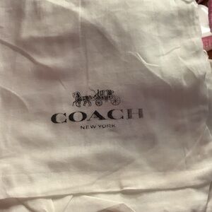 Coach wallet wristlet 8x8 dust bag